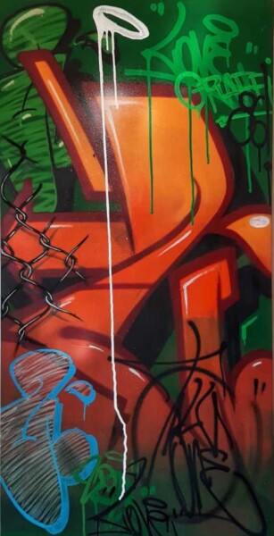 Картина под названием "U" - Talu, Подлинное произведение искусства, Пастель