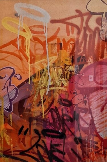 Pintura titulada "Graffiti...." por Talu, Obra de arte original, Pintura al aerosol