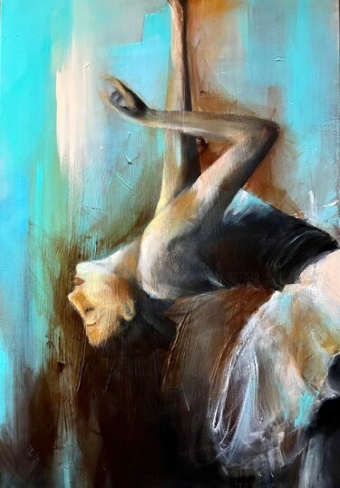 Картина под названием "BLUEBELL" - Tamara Andjus, Подлинное произведение искусства, Акрил