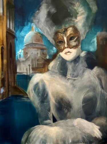 Pintura intitulada "Madame Opera" por Tamara Andjus, Obras de arte originais, Acrílico