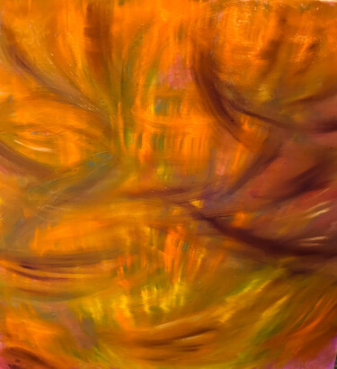 Картина под названием "Farbenfest" - Tamara Michel, Подлинное произведение искусства, Масло Установлен на Деревянная рама дл…