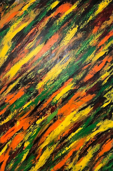 Painting titled "Abstraction "Tango"" by Tamara Ogarkova, Original Artwork, Acrylic