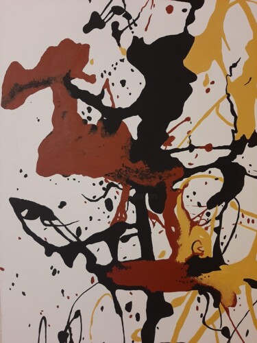 Pittura intitolato "Abstraction "Flight…" da Tamara Ogarkova, Opera d'arte originale, Acrilico