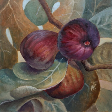 绘画 标题为“Tender figs” 由Tamara Rozinskay, 原创艺术品, 油