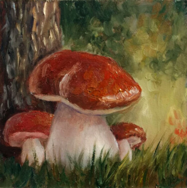 Pintura titulada "Forest gifts" por Tamara Rozinskay, Obra de arte original, Oleo