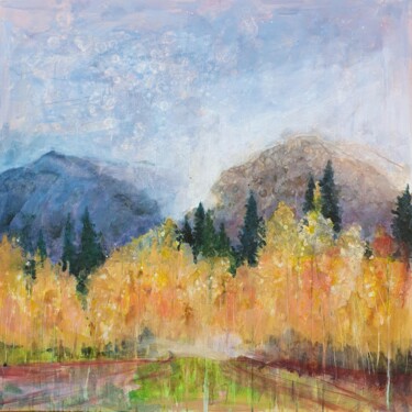 Pintura intitulada "Im Walde Kanadas" por Tamara Siebert, Obras de arte originais, Acrílico