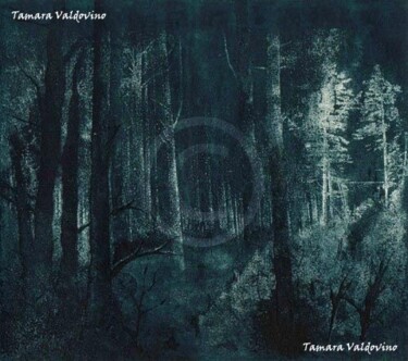 Digitale Kunst mit dem Titel "Entrar en su mister…" von Tamara Valdovino, Original-Kunstwerk