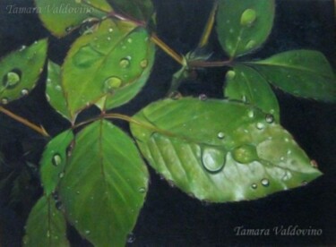 Pintura titulada "A day after the rain" por Tamara Valdovino, Obra de arte original, Otro