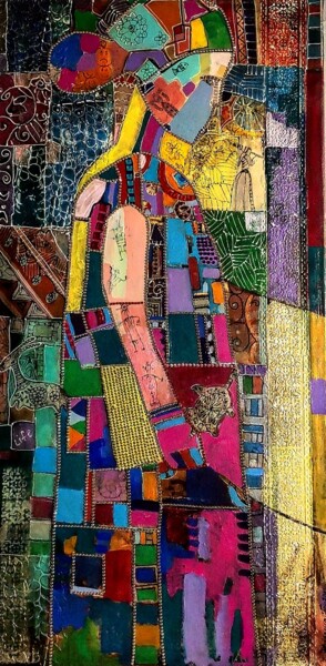 Pintura titulada "Игра в бисер" por Tamara Zhurbina, Obra de arte original, Laca