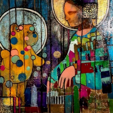 Картина под названием "Сон" - Тамара Журбина, Подлинное произведение искусства, Масло