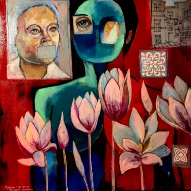 Painting titled "Spring" by Tamara Zhurbina, Original Artwork, Oil
