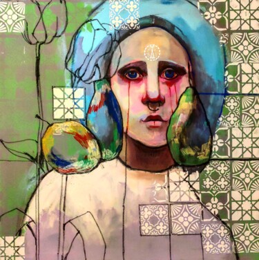 Картина под названием "Зелень" - Тамара Журбина, Подлинное произведение искусства, лак