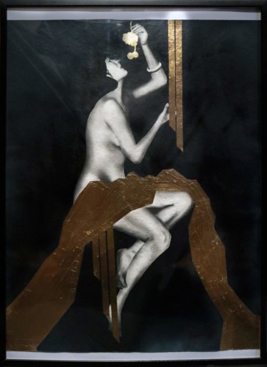 Painting titled "Lust" by Tamás Haik, Original Artwork, Pastel