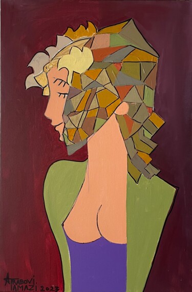 Painting titled "Obsession" by Tamazi Arabovi, Original Artwork, Acrylic