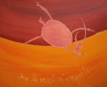 Painting titled "Que le vent m'empor…" by Yorgos Tambaktis, Original Artwork, Acrylic