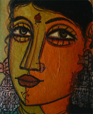 Painting titled "Untitled" by Tamkanat, Original Artwork