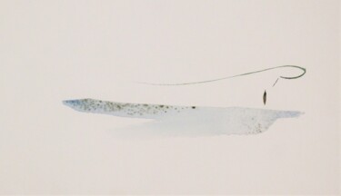 Schilderij getiteld "flyfishing" door Tammy Gauthreaux, Origineel Kunstwerk, Aquarel