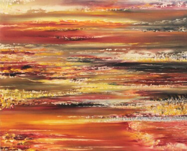 Painting titled "Layers" by Tammy Gauthreaux, Original Artwork, Oil