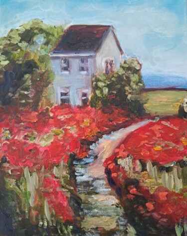 Картина под названием "Милый дом" - Таня Кошко, Подлинное произведение искусства, Масло