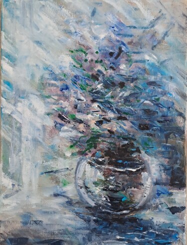 Картина под названием "Абстрактный свет" - Таня Кошко, Подлинное произведение искусства, Масло