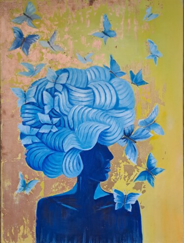 Картина под названием "Фантазия" - Таня Кошко, Подлинное произведение искусства, Масло