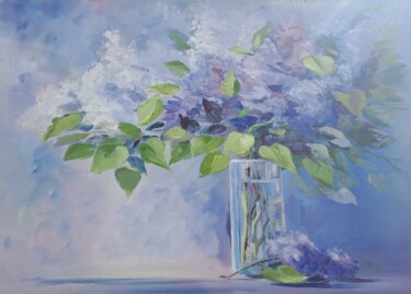 Malerei mit dem Titel "Сирени" von Tania Koshko, Original-Kunstwerk, Öl