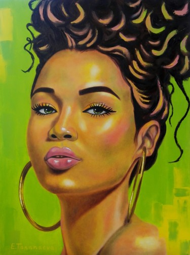 Adelaide. Original painting. Modern painting. Painting titled "Adelaide. Original…" by Elena Tananaeva, Original Art, Oil