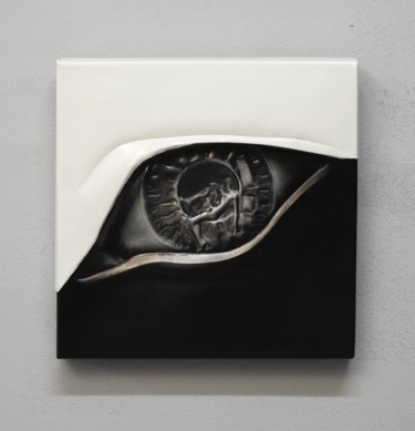 Скульптура под названием "Peace of the eye" - Mihai Tanasescu, Подлинное произведение искусства, Алюминий