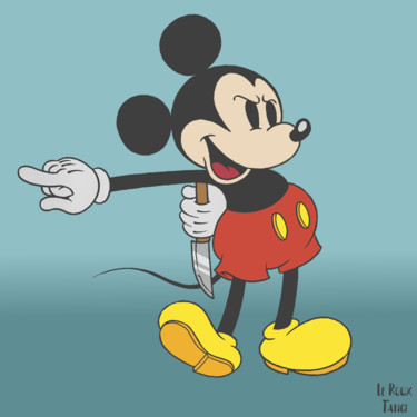 Deformación De trato fácil en general Comprar una licencia: "Mad Mickey" por Tangi Le Roux | Artmajeur