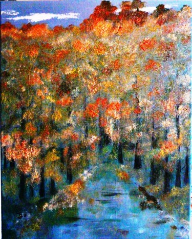 Peinture intitulée "automne-1.jpg" par Tanguy De La Brosse, Œuvre d'art originale