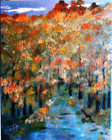 Painting titled "automne-1.jpg" by Tanguy De La Brosse, Original Artwork