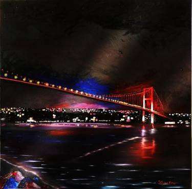 Картина под названием "Стамбул" - Таня Журавель, Подлинное произведение искусства, Масло