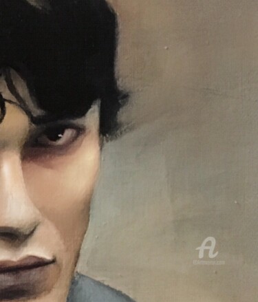 Painting titled "Richard Ramirez" by Tania Larionova, Original Artwork, Oil