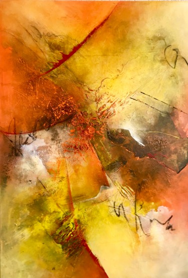 Peinture intitulée "Junge Leidenschaft" par Tania Klinke, Œuvre d'art originale, Acrylique