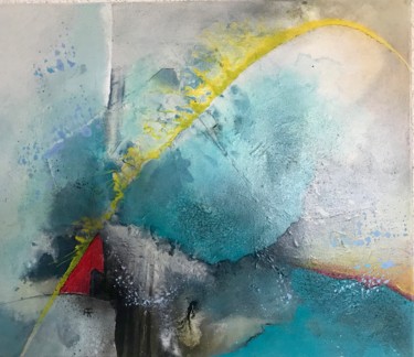 Painting titled "Traumzeit" by Tania Klinke, Original Artwork, Acrylic