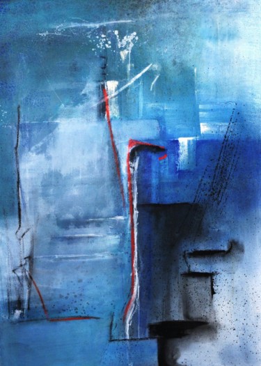 Malerei mit dem Titel "grenzenlose-freiheit" von Tania Klinke, Original-Kunstwerk, Acryl