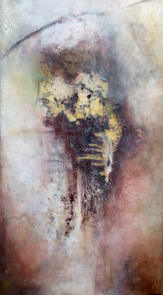 Malerei mit dem Titel "Der erste Kuss" von Tania Klinke, Original-Kunstwerk, Acryl
