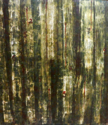 Картина под названием "array" - Tania Piskun, Подлинное произведение искусства, Акрил Установлен на Деревянная рама для носи…