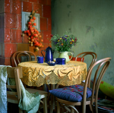 Photography titled "Dining room" by Tania Serket, Original Artwork, Analog photography