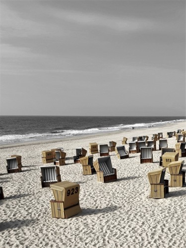 Fotografie mit dem Titel "beach chair II" von Tanja Niegsch, Original-Kunstwerk, Digitale Fotografie