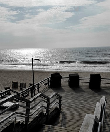 Photographie intitulée "sea terrace" par Tanja Niegsch, Œuvre d'art originale, Photographie numérique