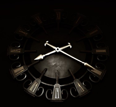 Photography titled "the clock" by Tanja Niegsch, Original Artwork, Digital Photography