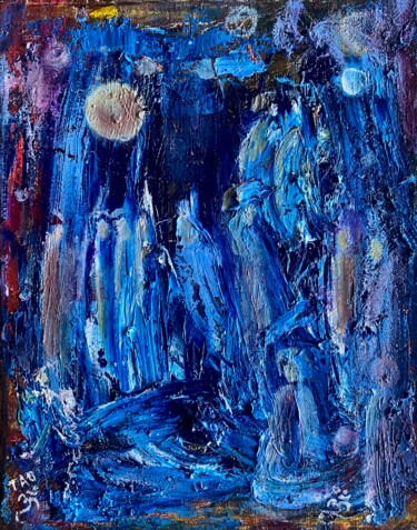 Pintura intitulada "Mothers cry" por Tanja Olsson, Obras de arte originais, Óleo