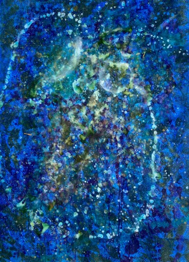 Pintura titulada "100x70 cm Abstract.…" por Tanja Olsson, Obra de arte original, Acrílico