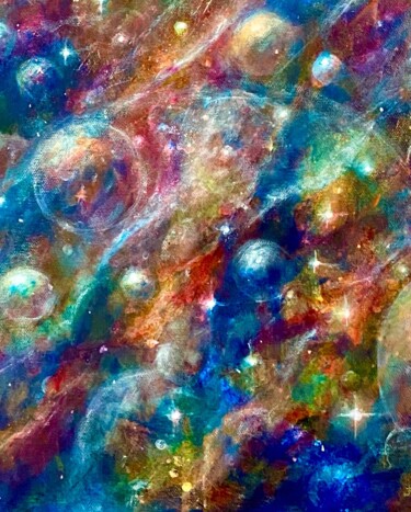 "Galaxy 5" başlıklı Tablo Tanja Olsson tarafından, Orijinal sanat, Akrilik