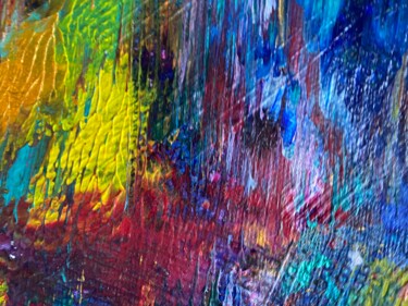 Malerei mit dem Titel "Colorful" von Tanja Olsson, Original-Kunstwerk, Acryl