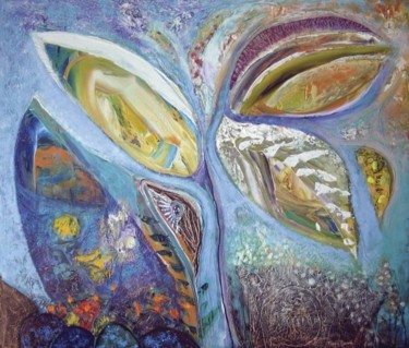 Painting titled "The Life Three" by Tanja Djokic, Original Artwork