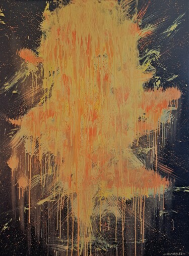 Malerei mit dem Titel "CHRISMA" von Ed Moralez, Original-Kunstwerk, Öl