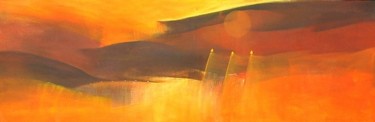 Painting titled "Sunset #1" by Tanto, Original Artwork, Oil
