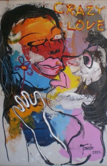 Painting titled "Crazy love" by Tanto Sutianto, Original Artwork